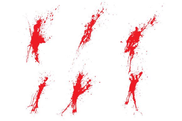 Download Blood Splat Horror Paint Vector Set - Set Collection