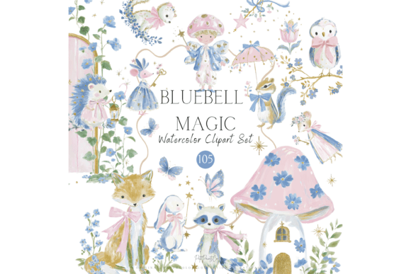 Download Fairy Woodland Clipart Set - Set Collection