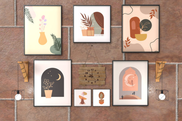 Download Boho Printable Wall Art Set of 10 Prints - Set Collection