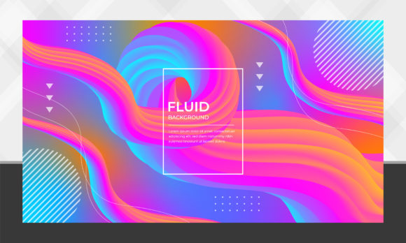 Download Abstract Liquid Trendy Shapes Background - Trendy Collection