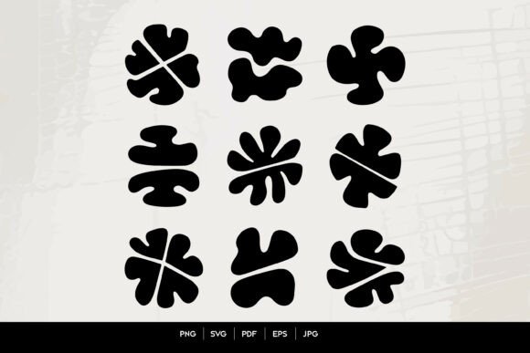 Download Retro Abstract Flower SVG Set - Set Collection
